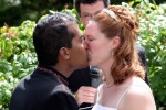 First Kiss Hindu wedding and Western Wedding