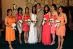 Formal shots with bridesmaids