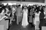Bride and Groom recessional 2