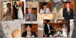 toasting at Japanese wedding inside Dolce Hayes Mansion in San Jose