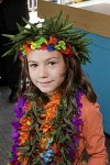 Hawaiian costume Student from Montclair Elementary School in Oakland CA. Talent Show Variety Show