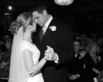 First Dance in Black and White wedding Reception Oakhurst Country Club in Clayton California