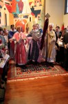 Wedding processes to the open table of Jesus. St. Gregory's of Nyssa Episcopal Church San Francisco