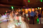 long exposure of people dancing and partying wedding reception heather farms community center walnut creek California