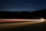 Art photo long exposure highway 69 at night