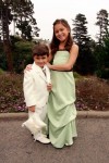 Flower Girl and Ring Bearer Seascape golf course in Aptos CA. Wedding photo