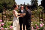 wedding photo from Morcom Rose Garden, Oakland California