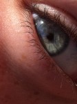 beautiful photo of a pretty girl's eye