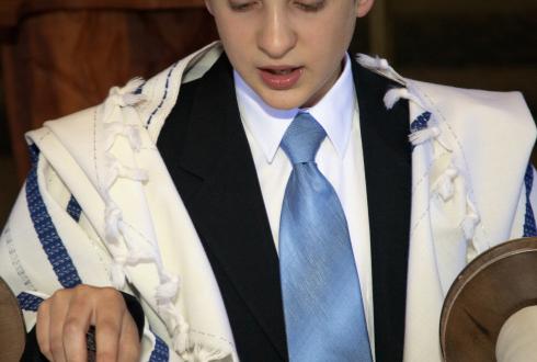 Bar Mitzvah photos from an Orthodox Temple in Oakland, and a nearby rose garden