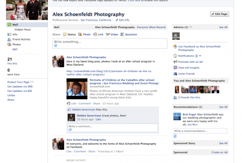Alex Schoenfeldt Photography now has a Facebook Business Page